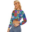 Space-pattern Multicolour Lightweight Long Sleeve Sweatshirt View2