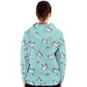 Unicorn Patterns Women s Zipper Hoodie View2