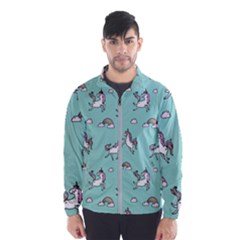 Unicorn Patterns Men s Windbreaker