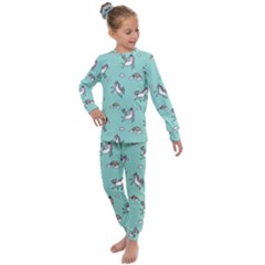 Unicorn Patterns Kids  Long Sleeve Set 