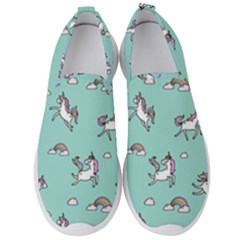 Unicorn Patterns Men s Slip On Sneakers