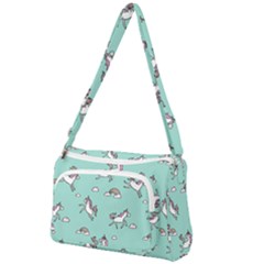 Unicorn Patterns Front Pocket Crossbody Bag