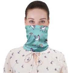 Unicorn Patterns Face Covering Bandana (adult) by Jancukart