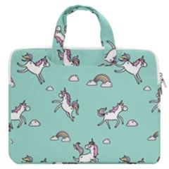 Unicorn Patterns Macbook Pro13  Double Pocket Laptop Bag