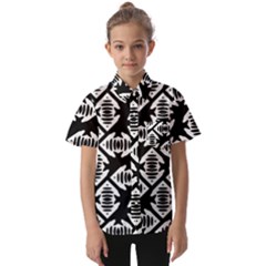 Background Pattern Kids  Short Sleeve Shirt