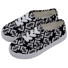 Background Pattern Kids  Classic Low Top Sneakers