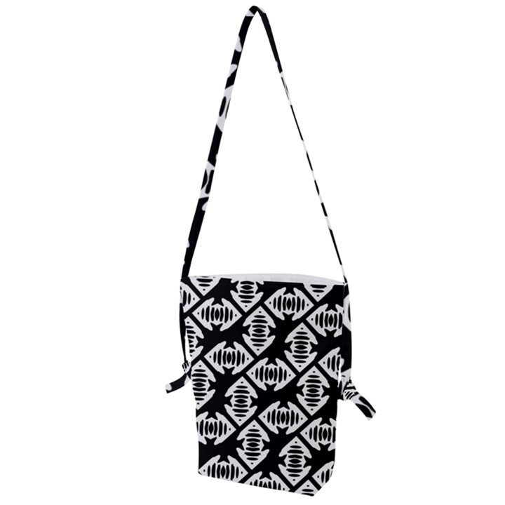 Background Pattern Folding Shoulder Bag