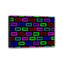 Colourful Bricks Pattern Colour Mini Canvas 6  x 4  (Stretched) View1