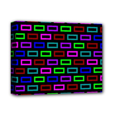 Colourful Bricks Pattern Colour Deluxe Canvas 14  X 11  (stretched)