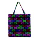 Colourful Bricks Pattern Colour Grocery Tote Bag View2