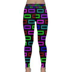 Colourful Bricks Pattern Colour Classic Yoga Leggings