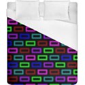 Colourful Bricks Pattern Colour Duvet Cover (California King Size) View1