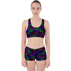 Colourful Bricks Pattern Colour Work It Out Gym Set