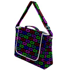 Colourful Bricks Pattern Colour Box Up Messenger Bag by Jancukart