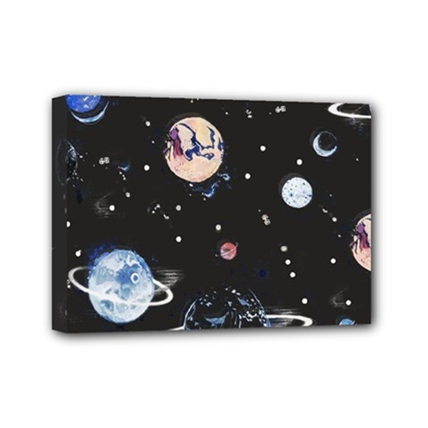 Cute-space Mini Canvas 7  X 5  (stretched)