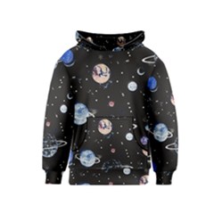 Cute-space Kids  Pullover Hoodie