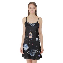 Cute-space Satin Night Slip