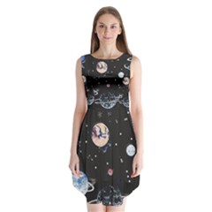 Cute-space Sleeveless Chiffon Dress   by Jancukart