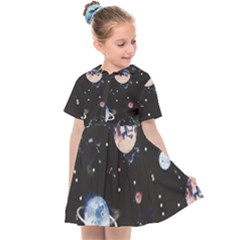 Cute-space Kids  Sailor Dress