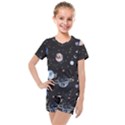 Cute-space Kids  Mesh Tee and Shorts Set View1