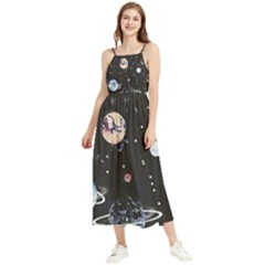 Cute-space Boho Sleeveless Summer Dress by Jancukart