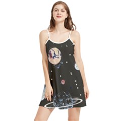 Cute-space Summer Frill Dress by Jancukart