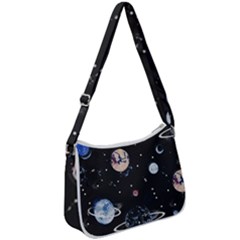 Cute-space Zip Up Shoulder Bag by Jancukart