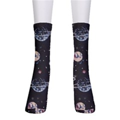 Cute-space Crew Socks by Jancukart