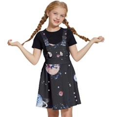 Cute-space Kids  Apron Dress