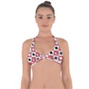 Space Pattern Colour Halter Neck Bikini Top View1