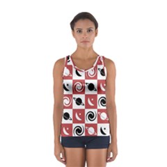 Space Pattern Colour Sport Tank Top 