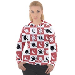 Space Pattern Colour Women s Overhead Hoodie