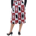 Space Pattern Colour Classic Velour Midi Skirt  View2