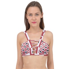 Space Pattern Colour Cage Up Bikini Top by Jancukart