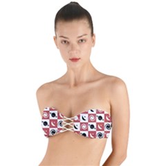 Space Pattern Colour Twist Bandeau Bikini Top by Jancukart