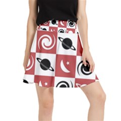 Space Pattern Colour Waistband Skirt by Jancukart