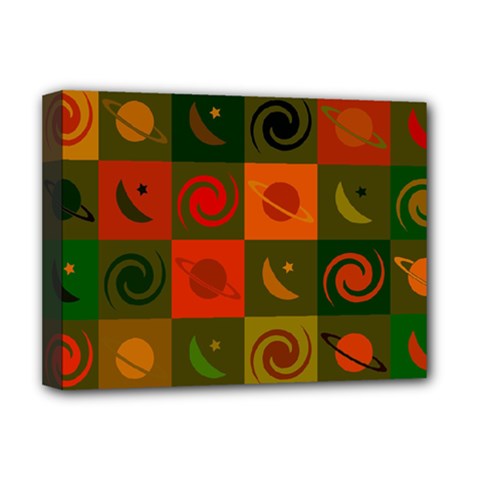 Space Pattern Multicolour Deluxe Canvas 16  X 12  (stretched) 