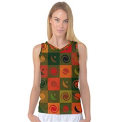 Space Pattern Multicolour Women s Basketball Tank Top