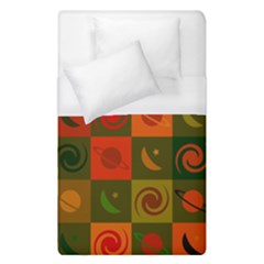 Space Pattern Multicolour Duvet Cover (single Size)