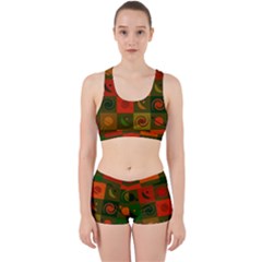 Space Pattern Multicolour Work It Out Gym Set