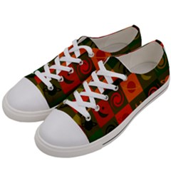 Space Pattern Multicolour Women s Low Top Canvas Sneakers