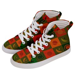 Space Pattern Multicolour Men s Hi-top Skate Sneakers