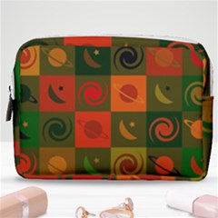 Space Pattern Multicolour Make Up Pouch (medium)