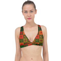 Space Pattern Multicolour Classic Banded Bikini Top