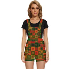 Space Pattern Multicolour Short Overalls