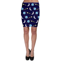 Space-pattern-colour Bodycon Skirt by Jancukart