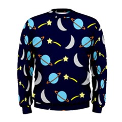 Space-pattern-colour Men s Sweatshirt