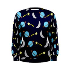 Space-pattern-colour Women s Sweatshirt