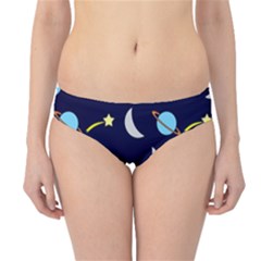 Space-pattern-colour Hipster Bikini Bottoms by Jancukart