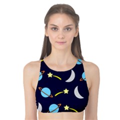 Space-pattern-colour Tank Bikini Top by Jancukart